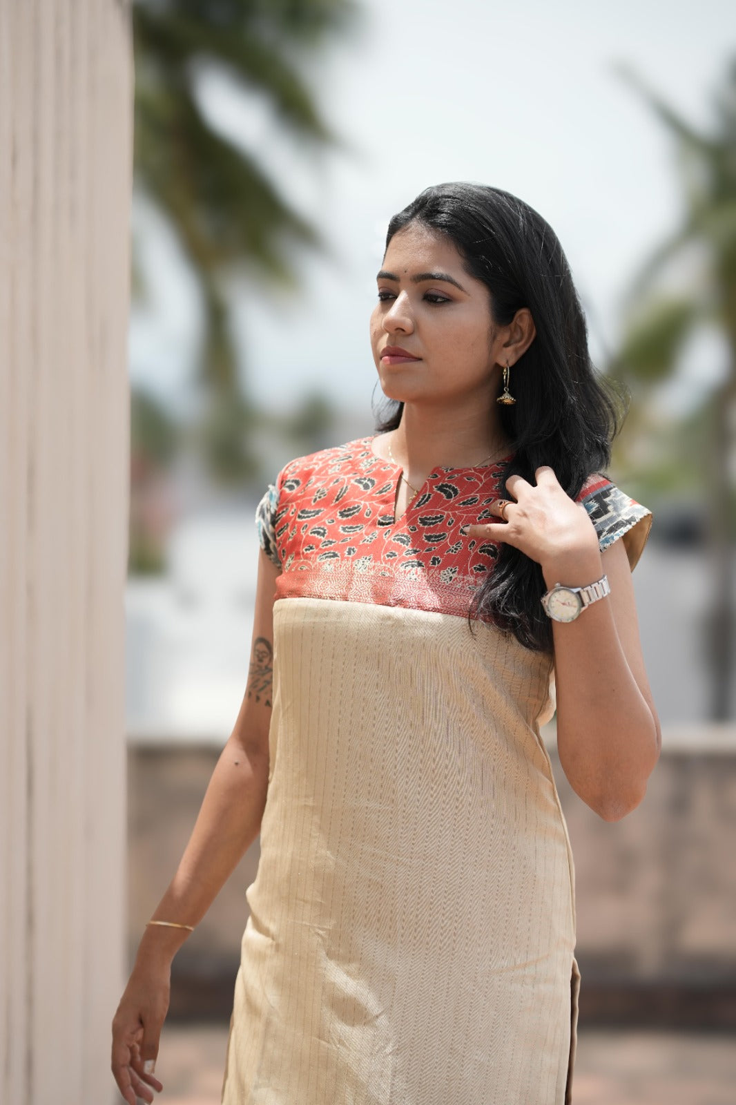 Mithra Ivory Heritage Kurta