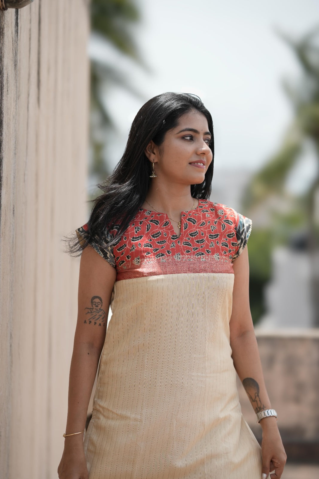 Mithra Ivory Heritage Kurta