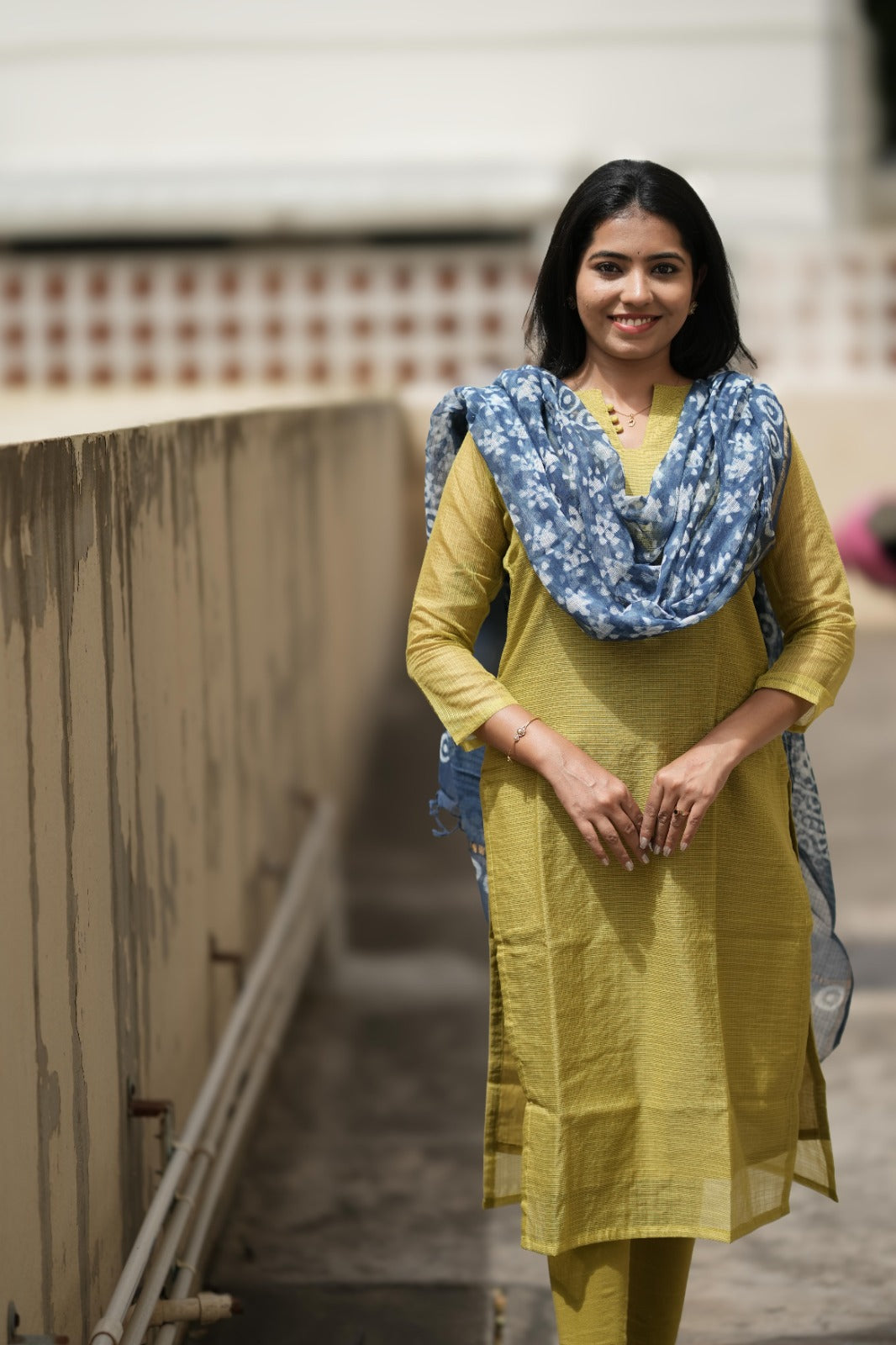 Ishani Moss Kurta & Duppatta