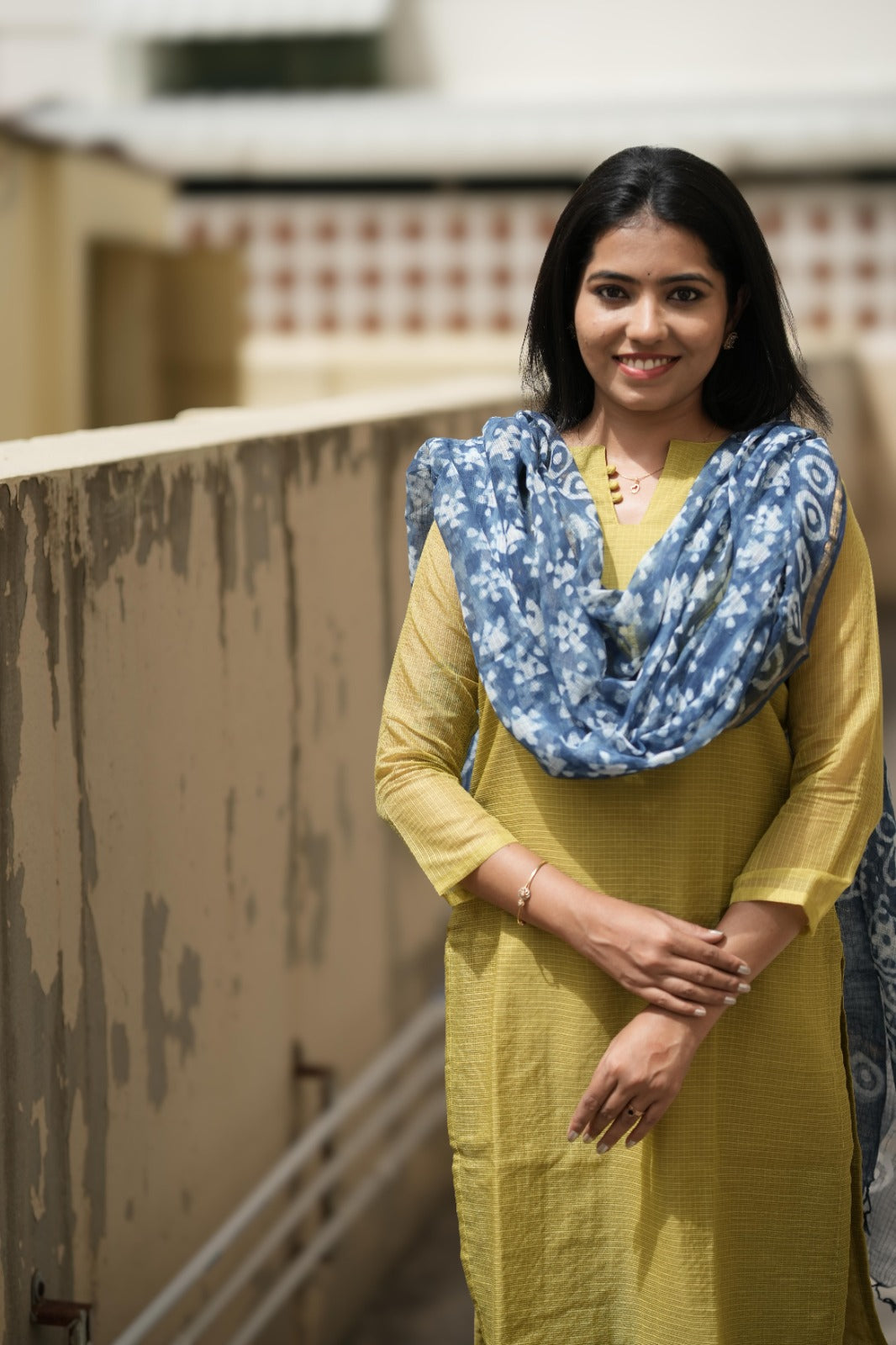 Ishani Moss Kurta & Duppatta