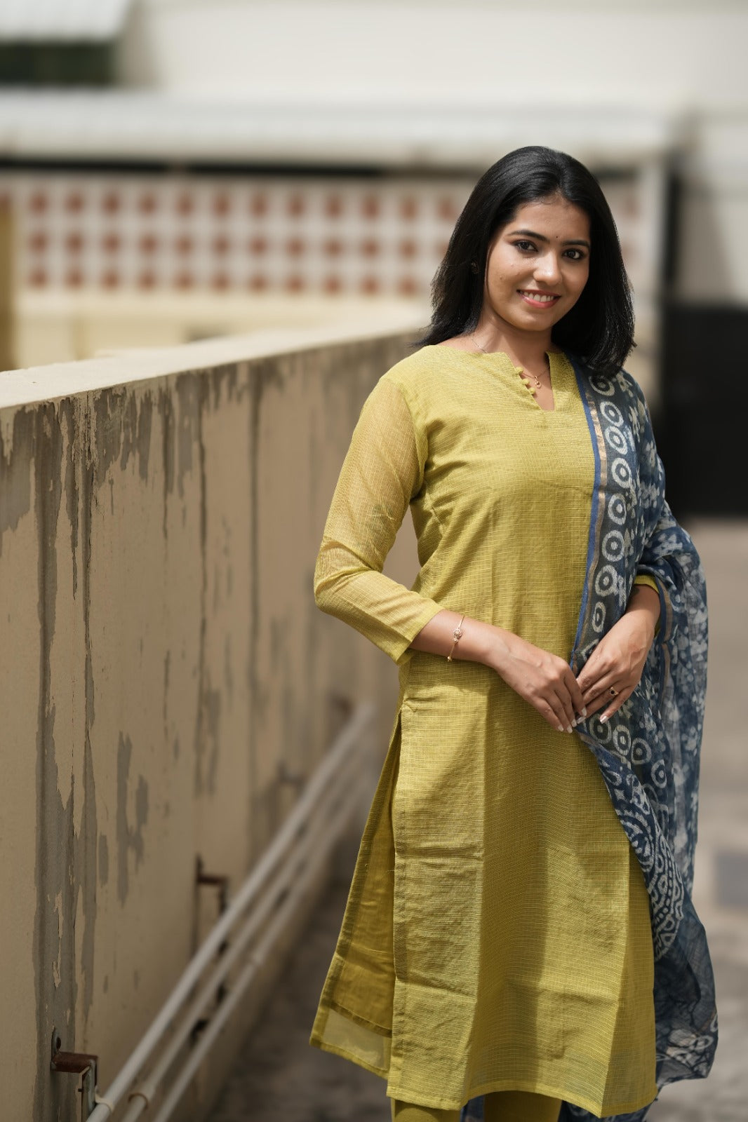 Ishani Moss Kurta & Duppatta