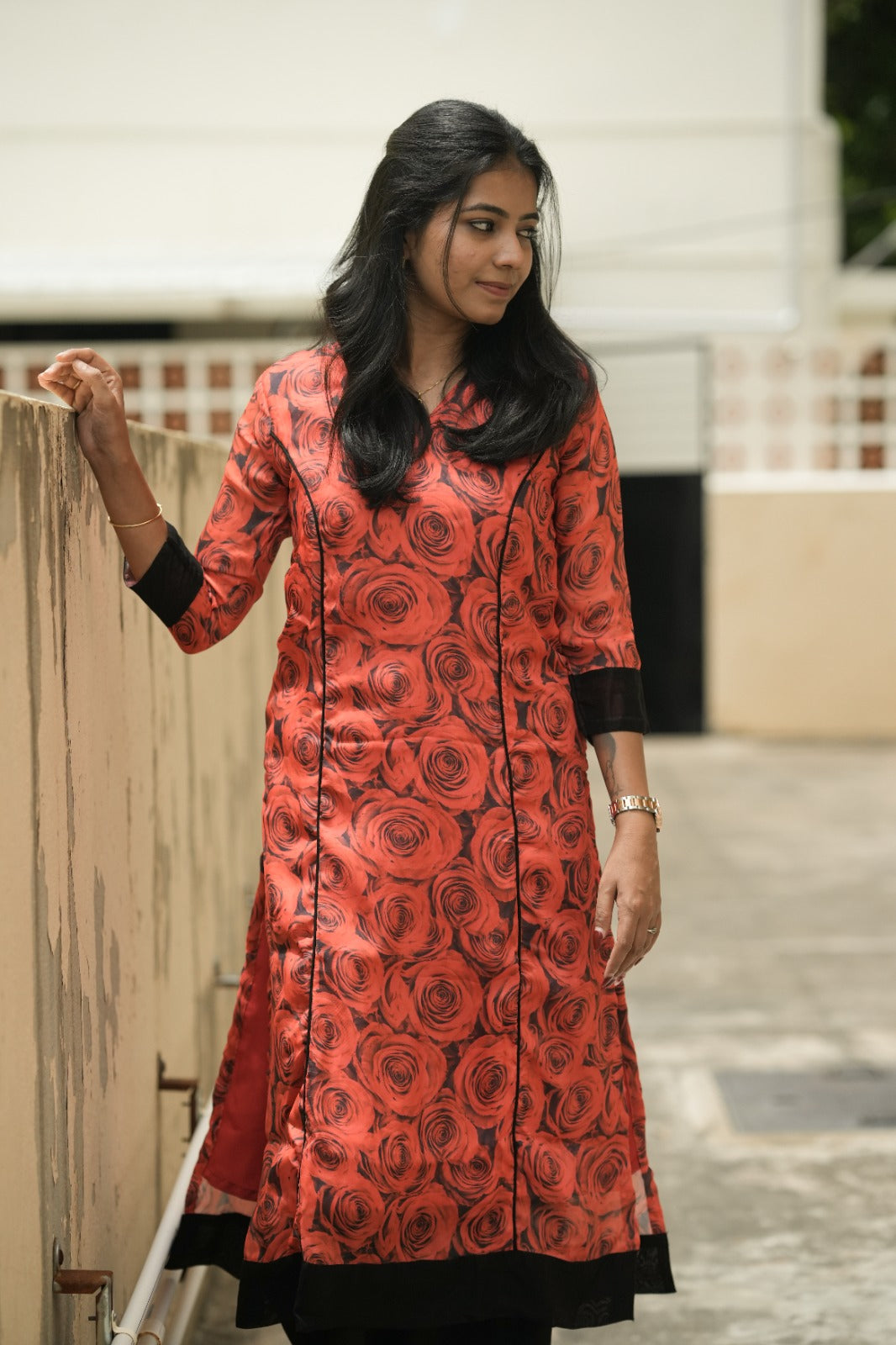 Crimson Rose Kurta