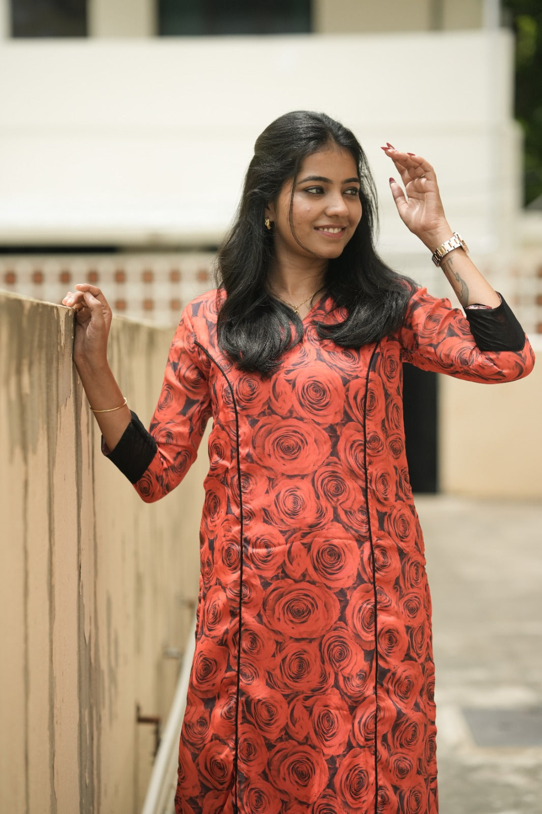Crimson Rose Kurta