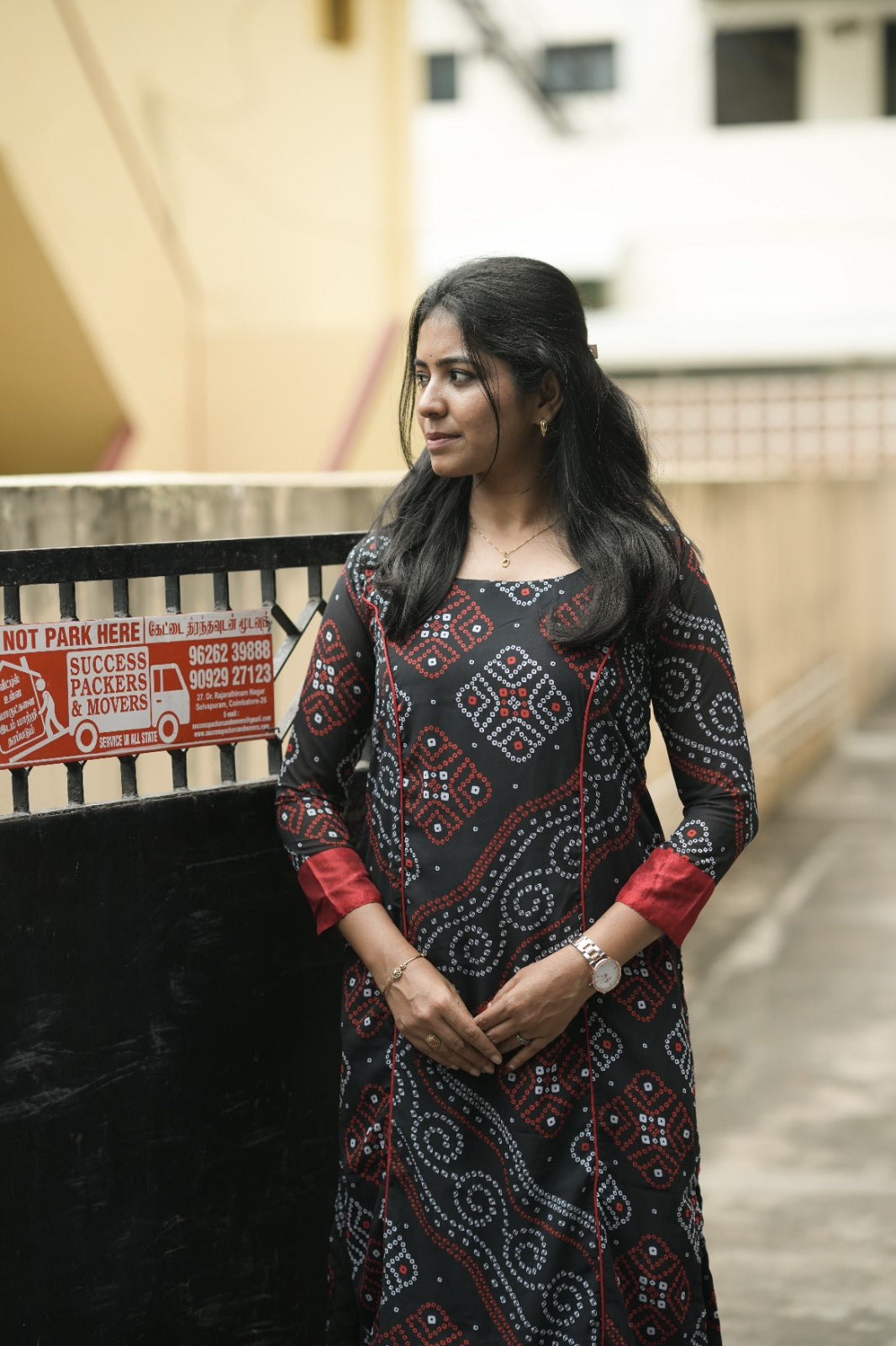 Kiara Bandhani Grace Kurta Set
