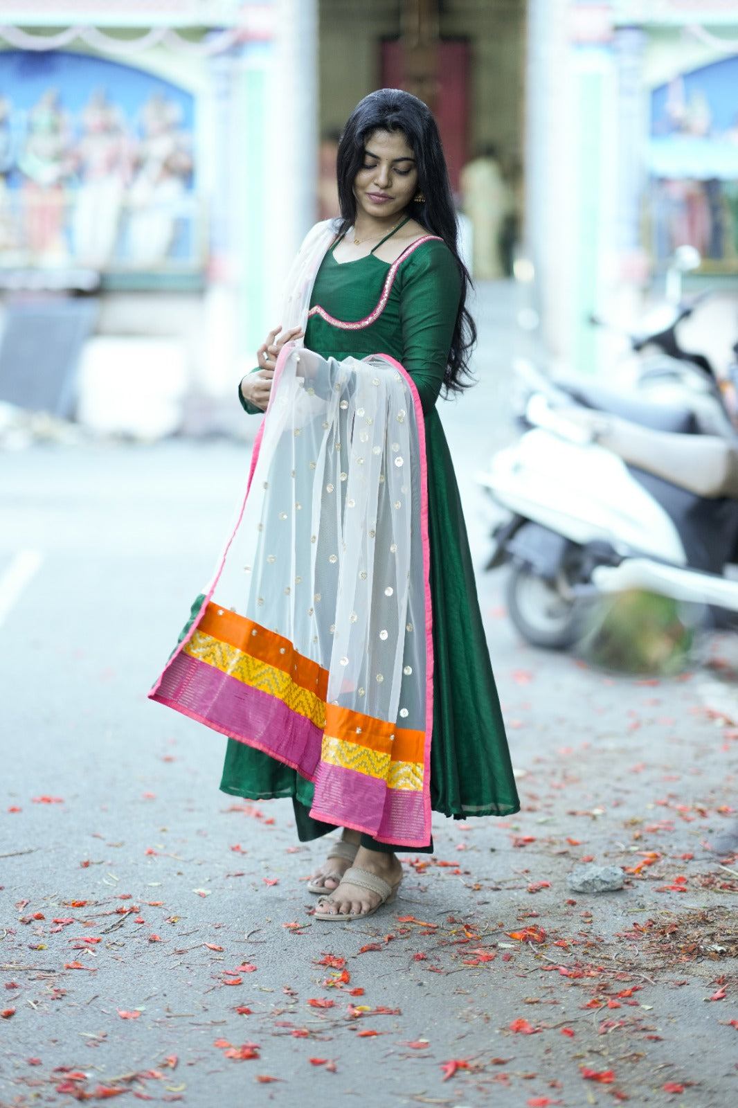 Saara Emerald Anarkali