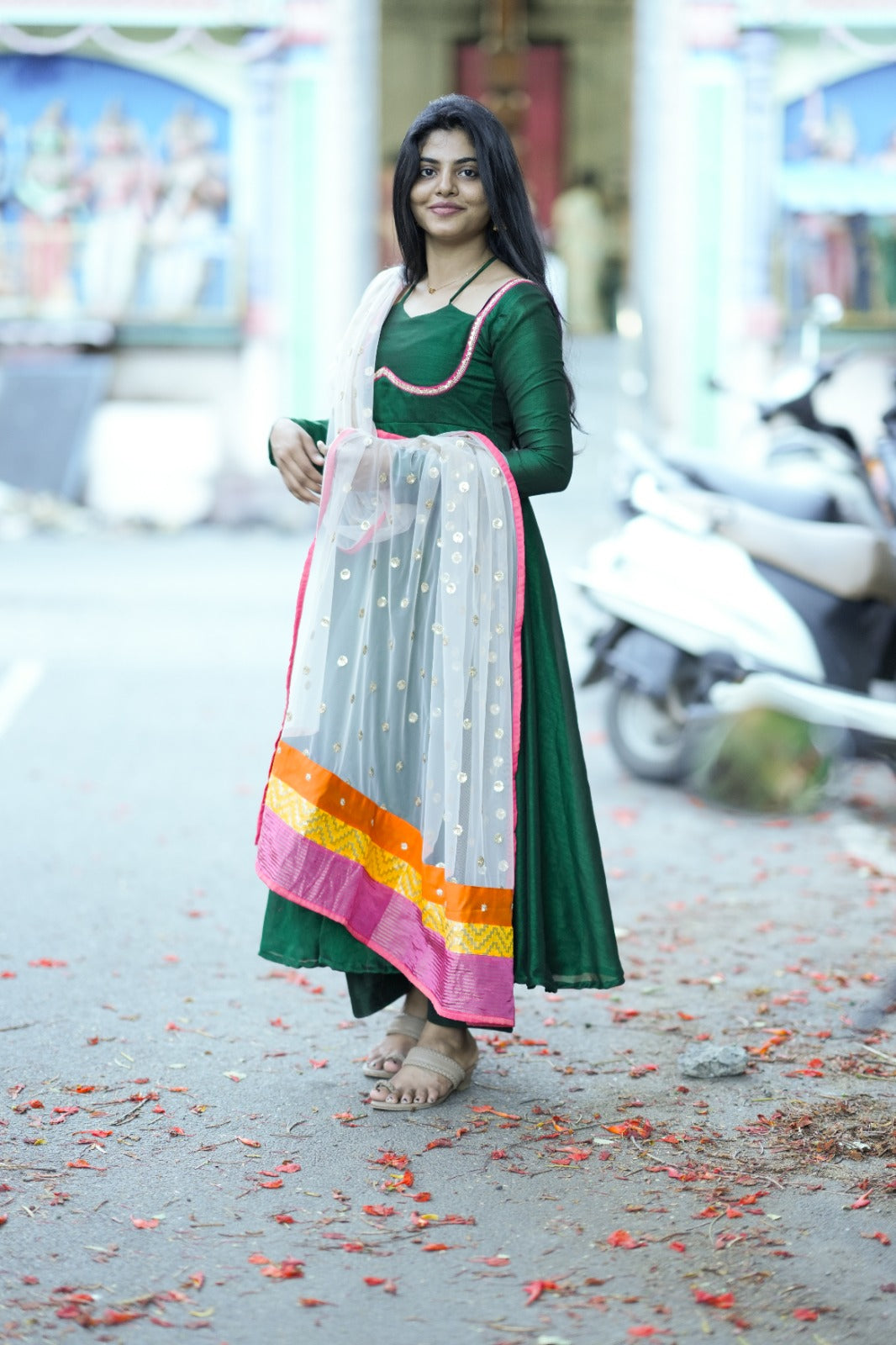 Saara Emerald Anarkali