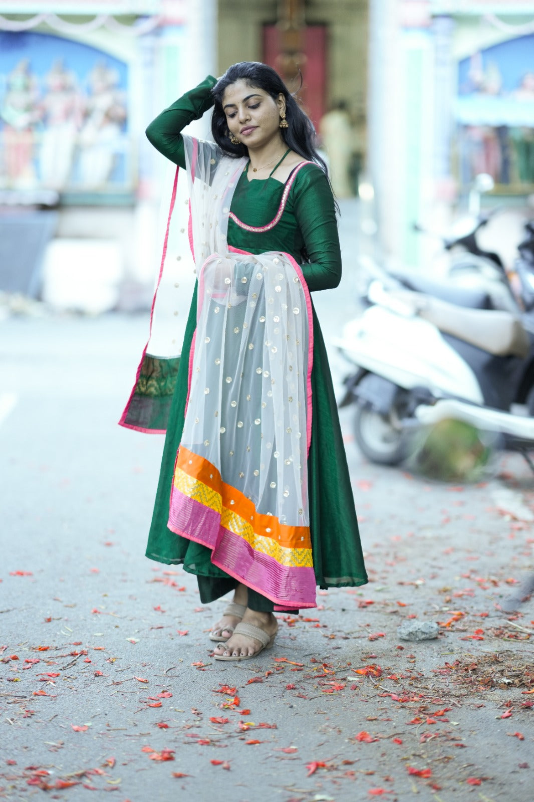 Saara Emerald Anarkali
