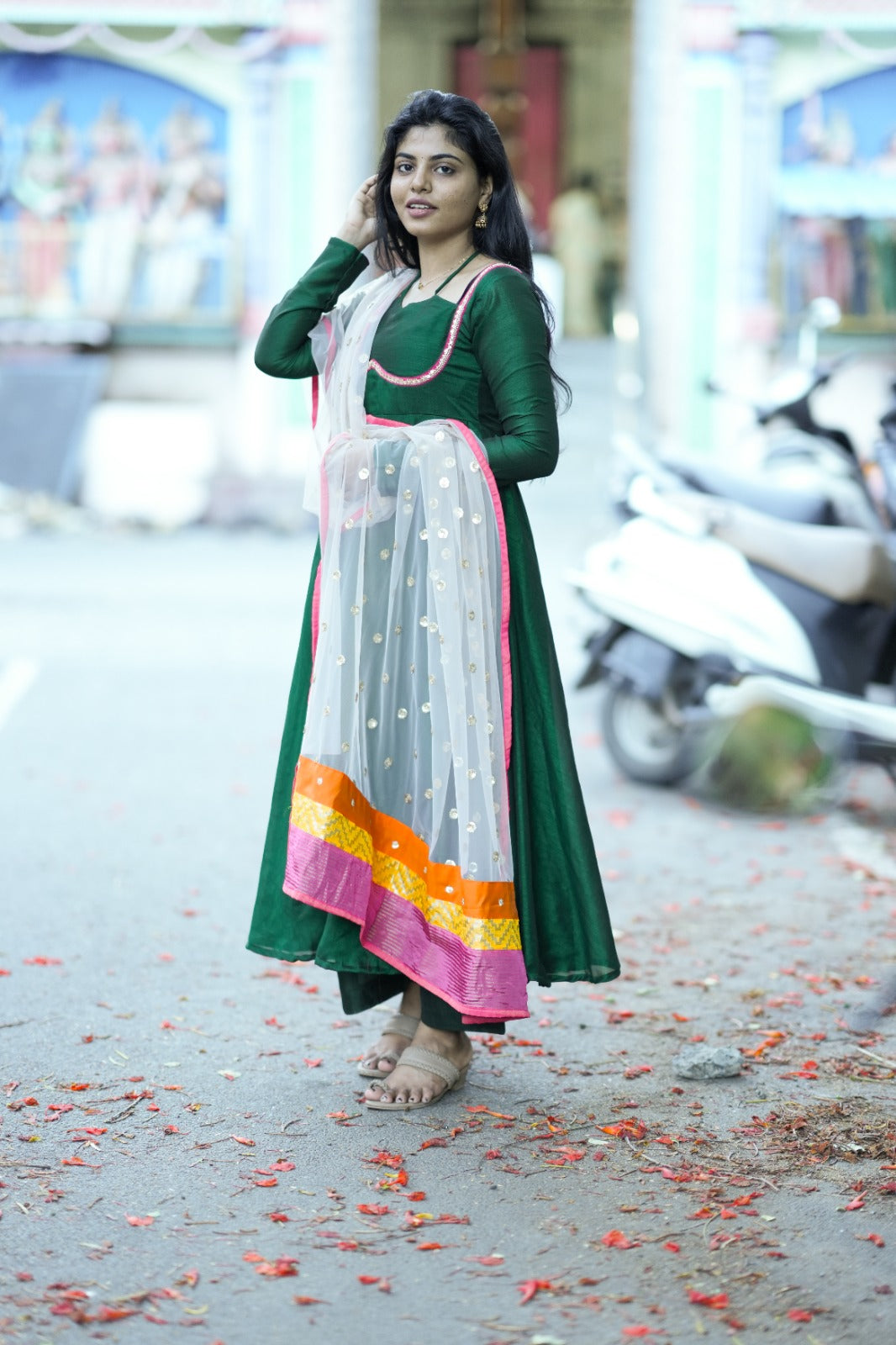 Saara Emerald Anarkali