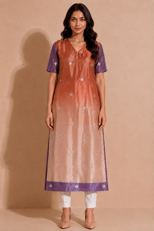 Aira Champagne Dusk Kurta