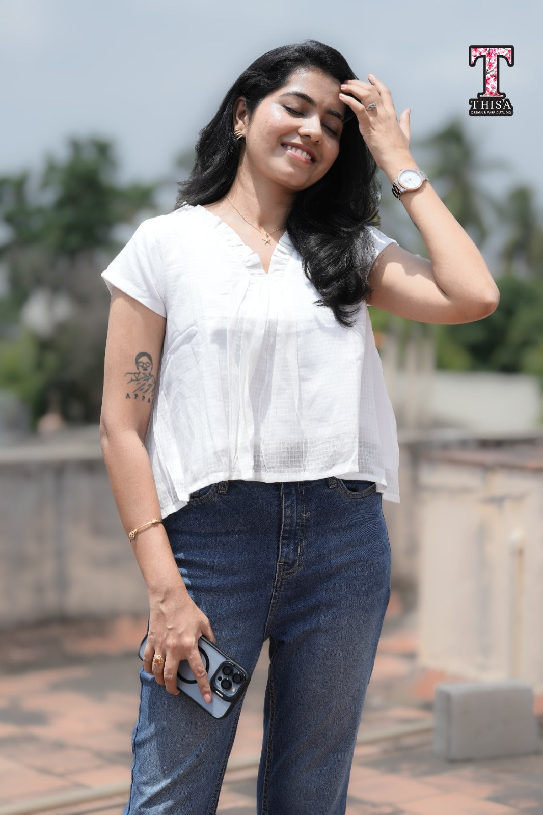 Luna White Edit Top