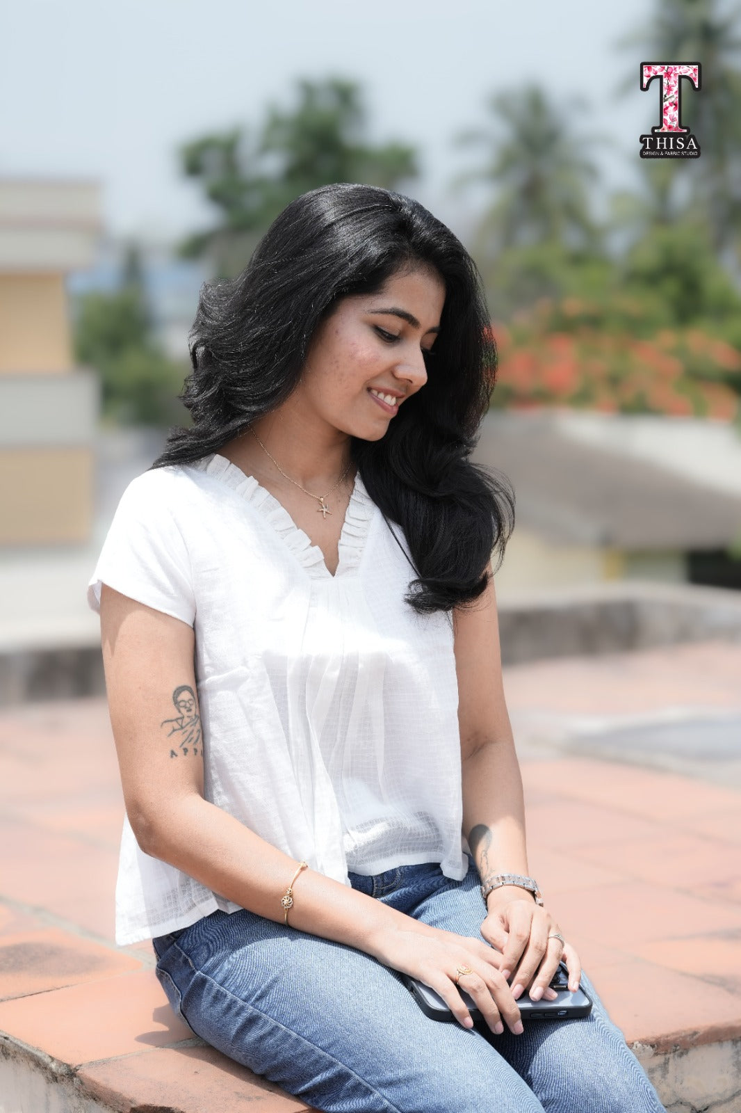Luna White Edit Top