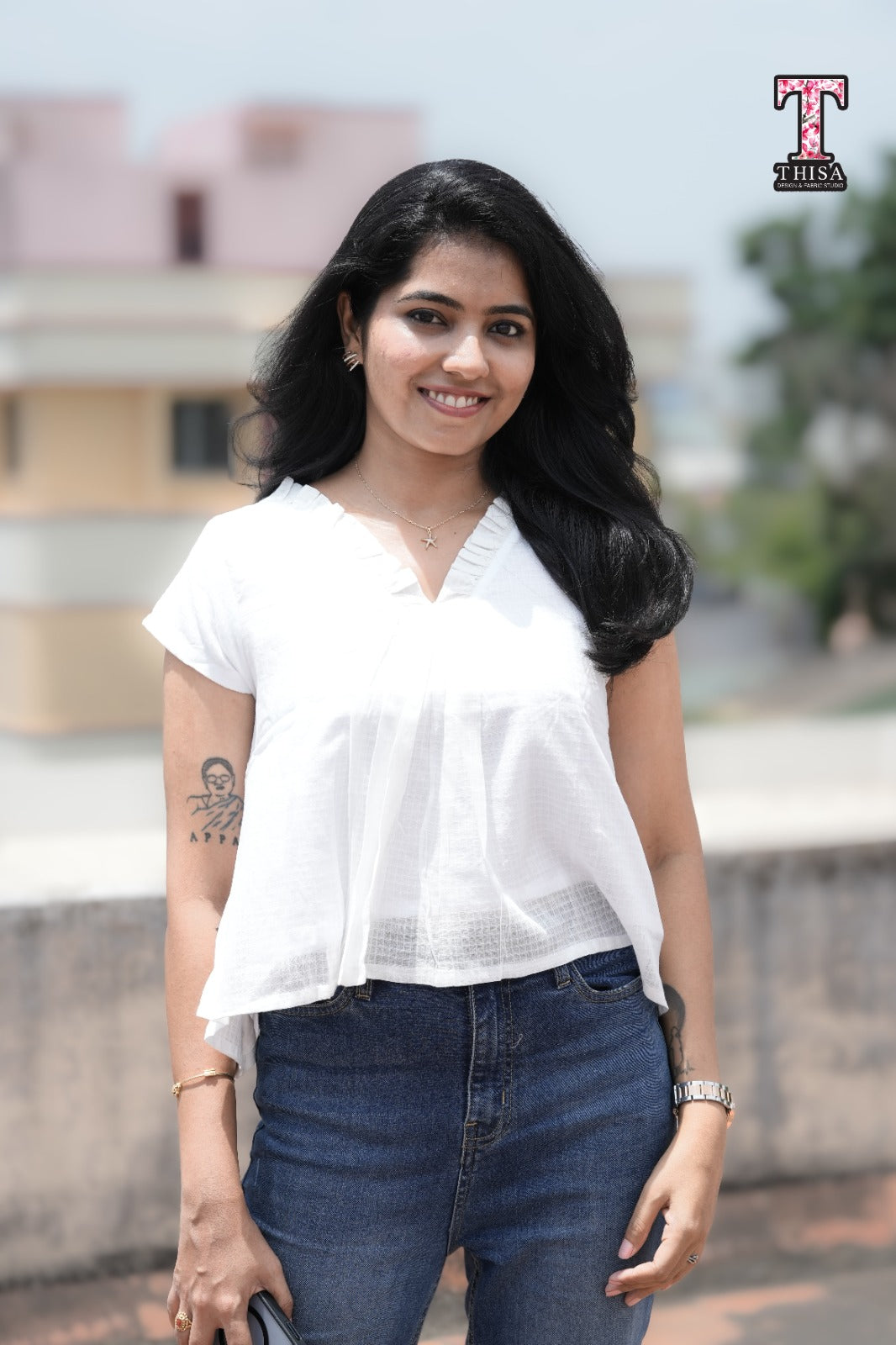 Luna White Edit Top