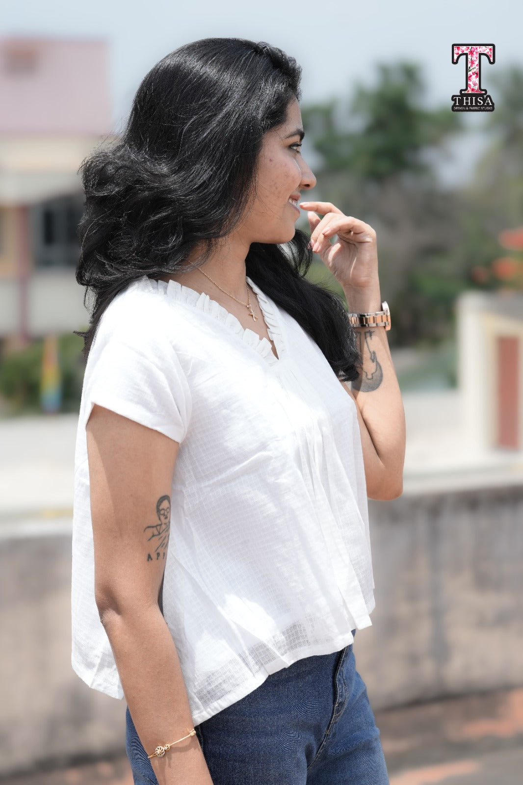 Luna White Edit Top