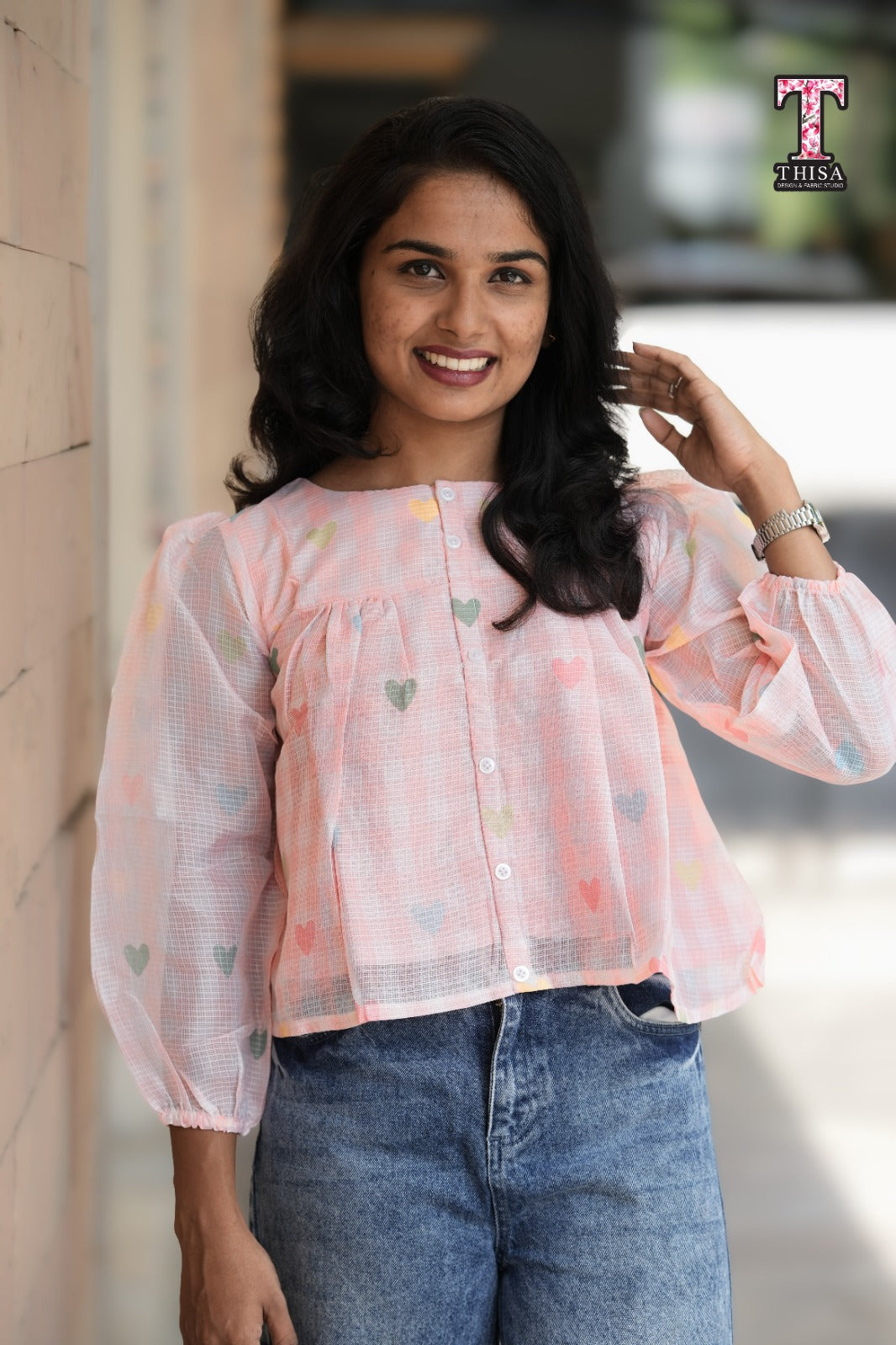 Blush Heart Breeze Top