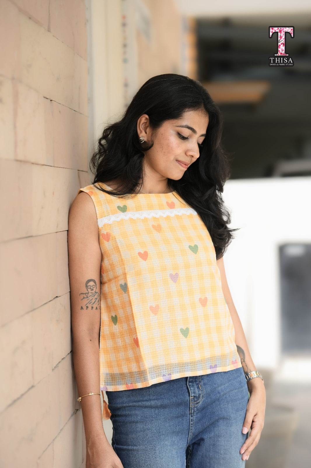 Sunheart Gingham Top