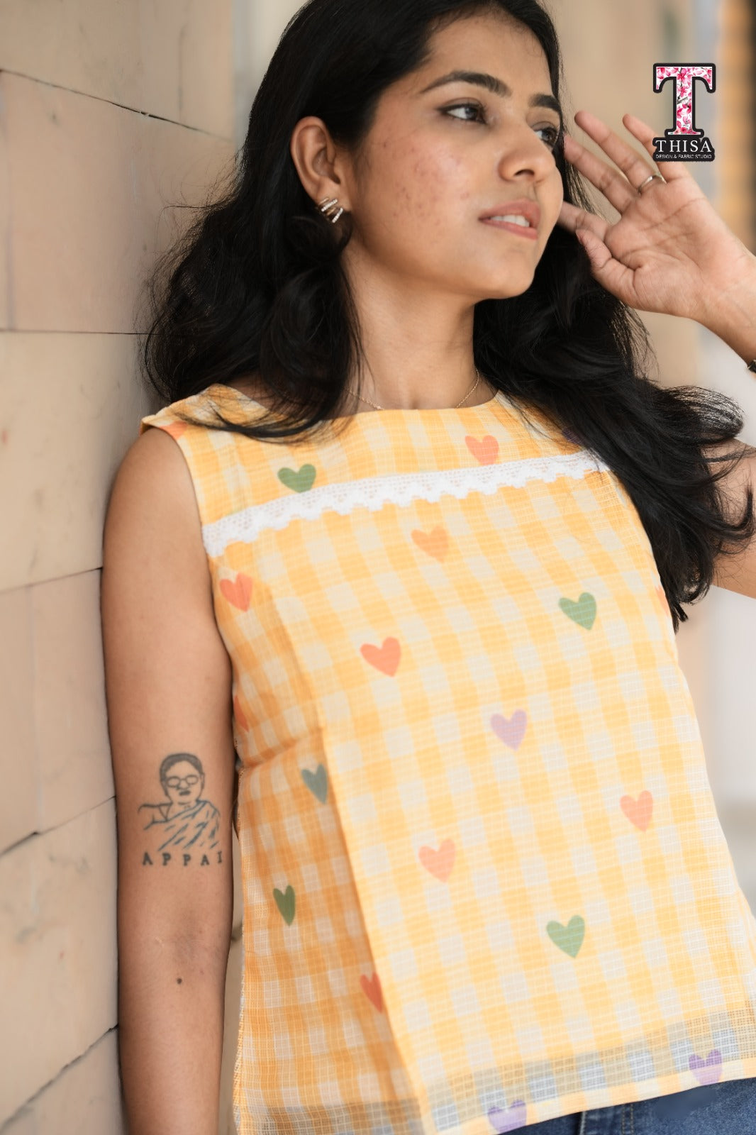 Sunheart Gingham Top