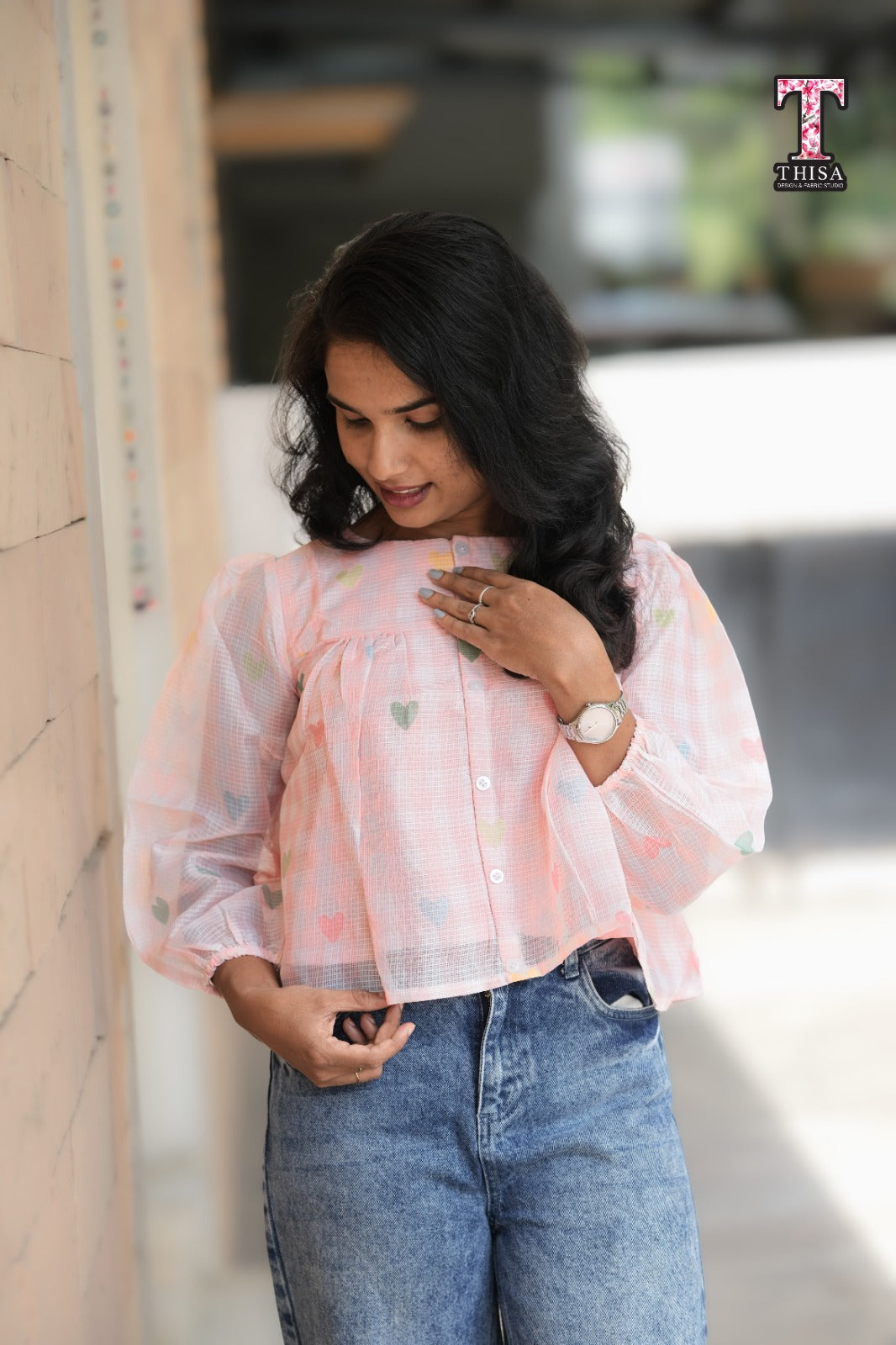 Blush Heart Breeze Top