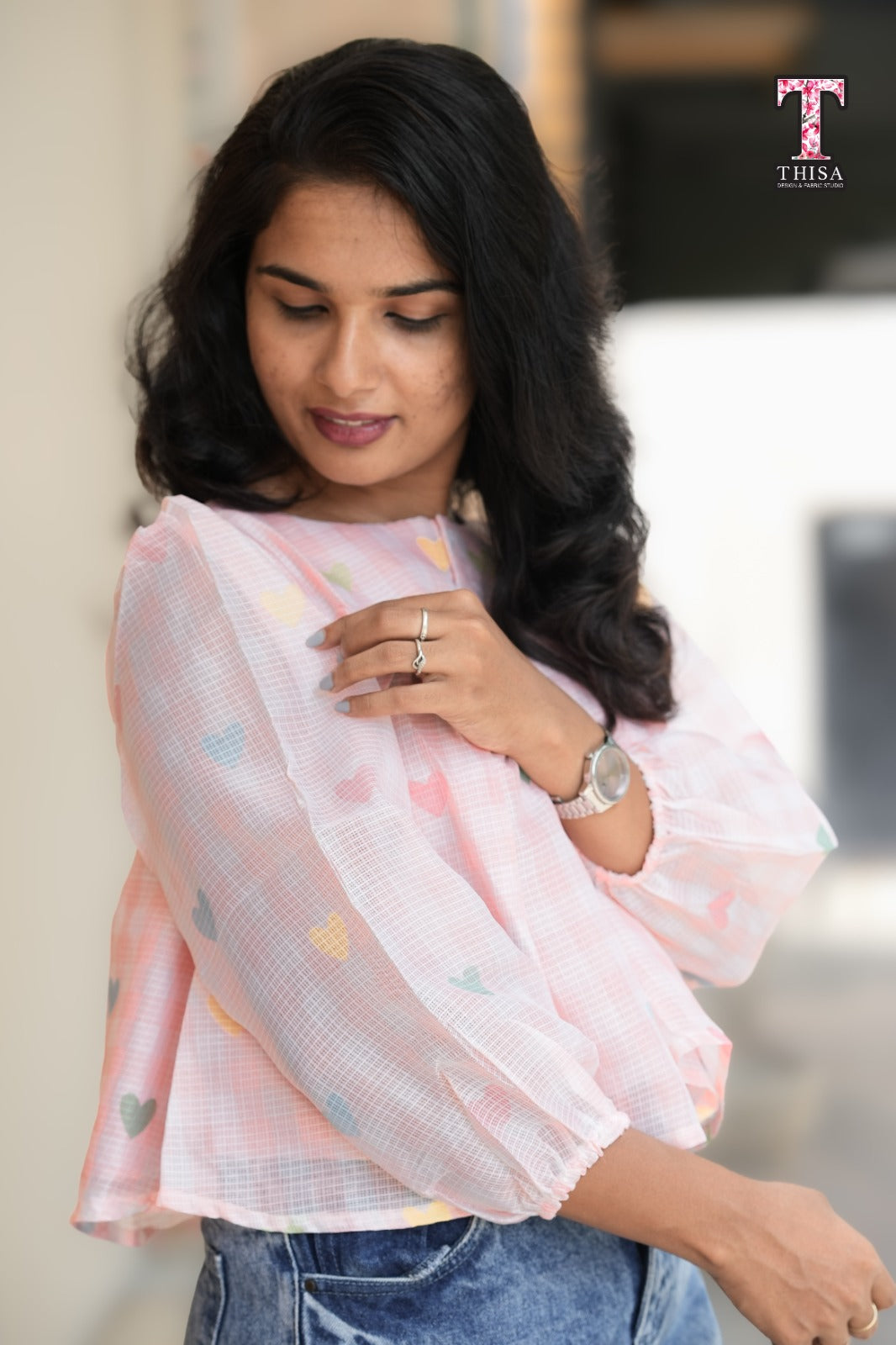 Blush Heart Breeze Top