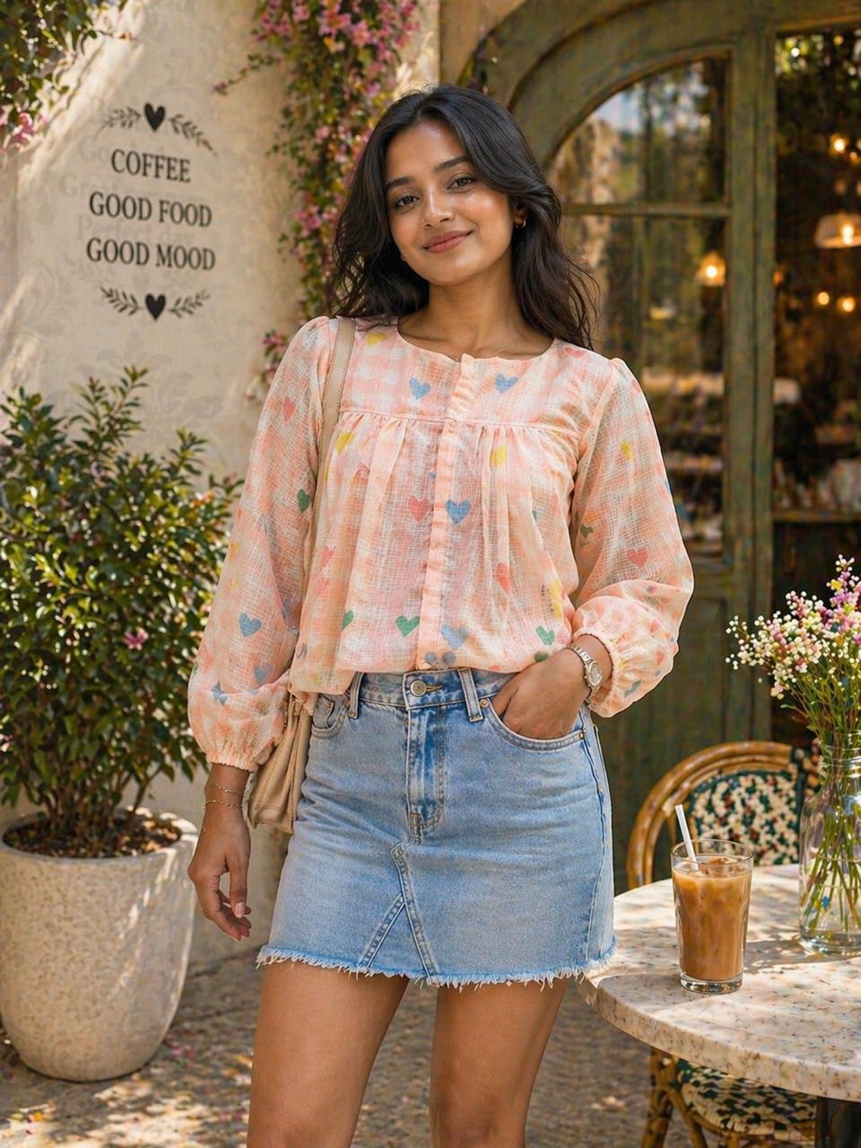 Blush Heart Breeze Top - THISA