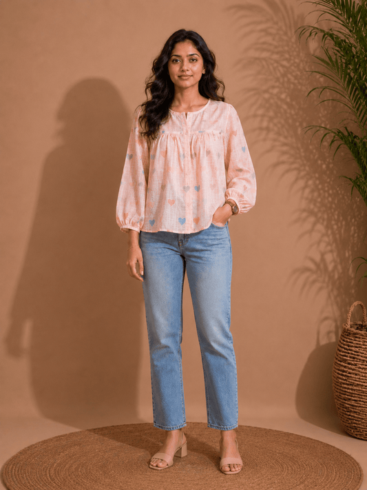 Blush Heart Breeze Top - THISA