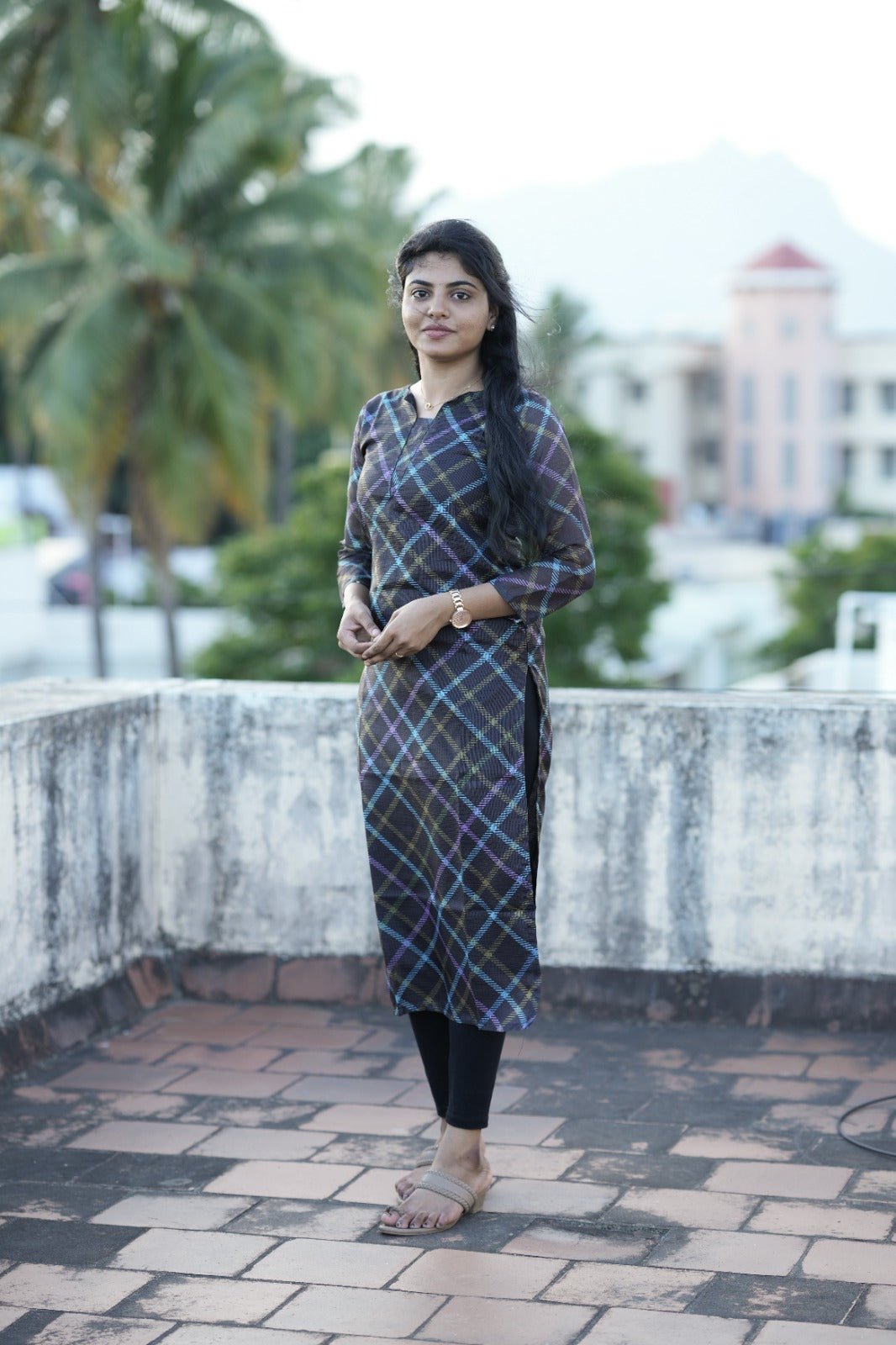 Falak Twilight Checks Kota Kurta - THISA