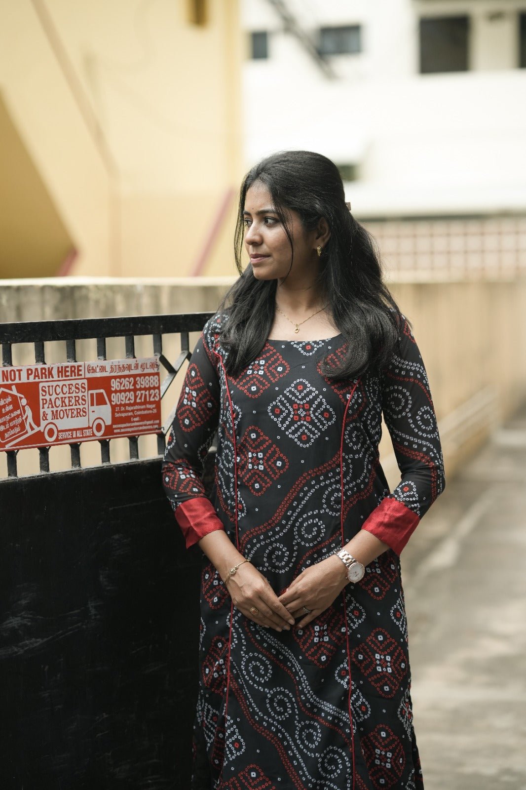 Kiara Bandhani Grace Kurta Set - THISA