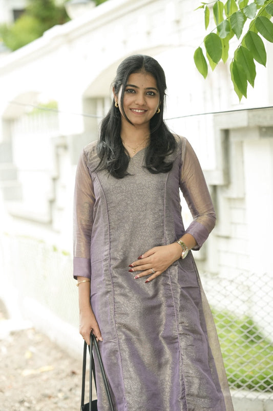 Lavender Luxe Kurta Set - THISA