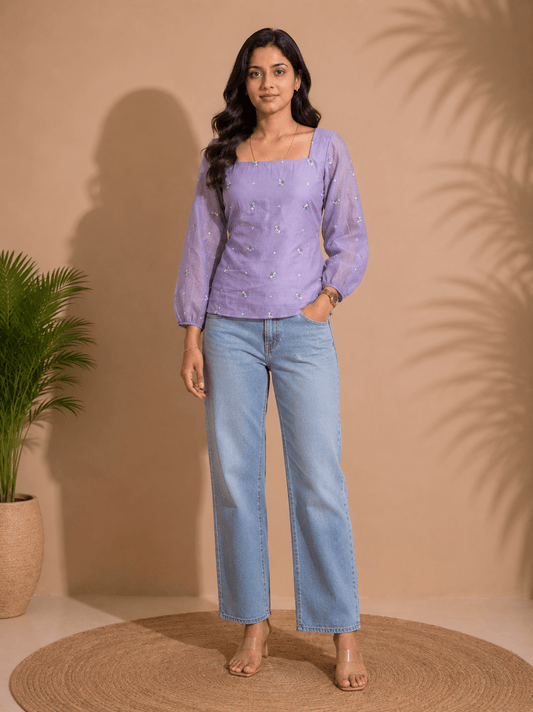 Lilac Bloom Top - THISA