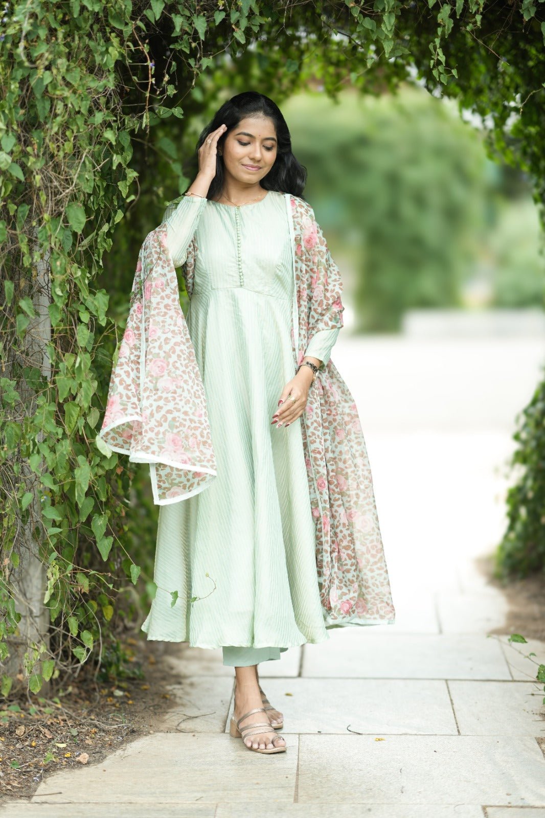Maira Mint Anarkali - THISA