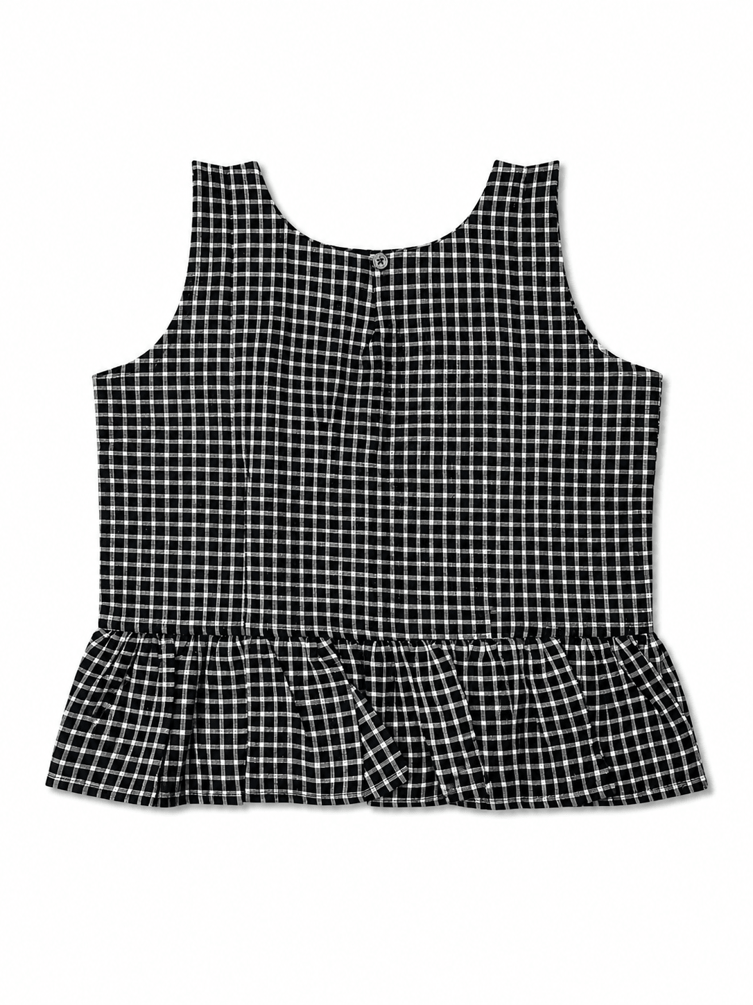 Monochrome Muse Peplum Top - THISA