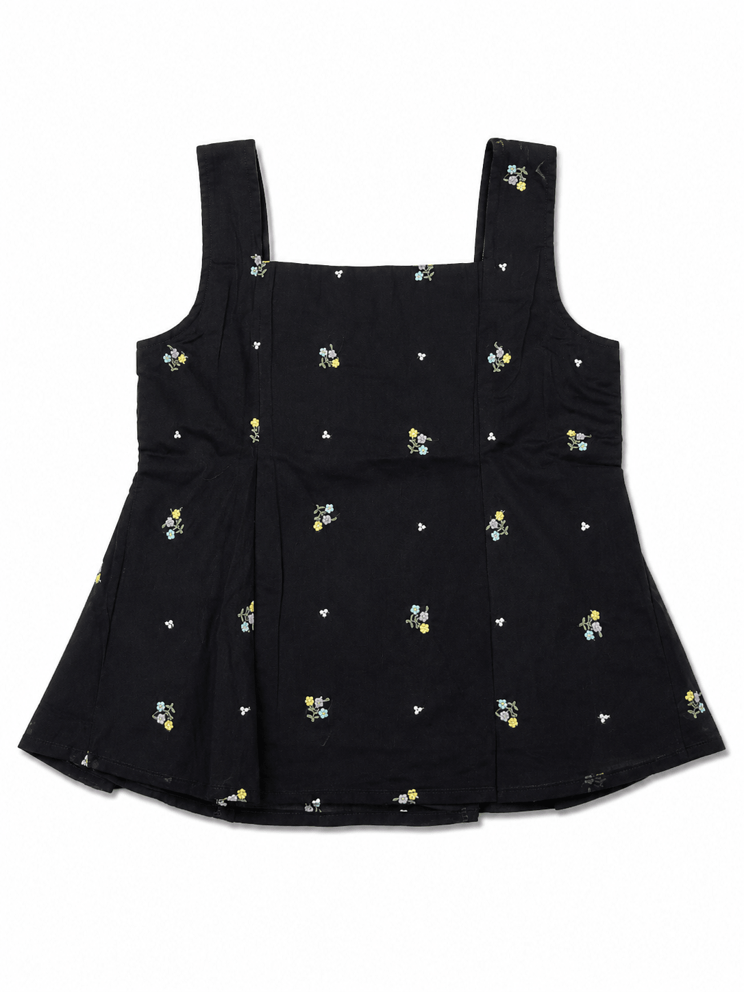Noir Petal Peplum Top - THISA