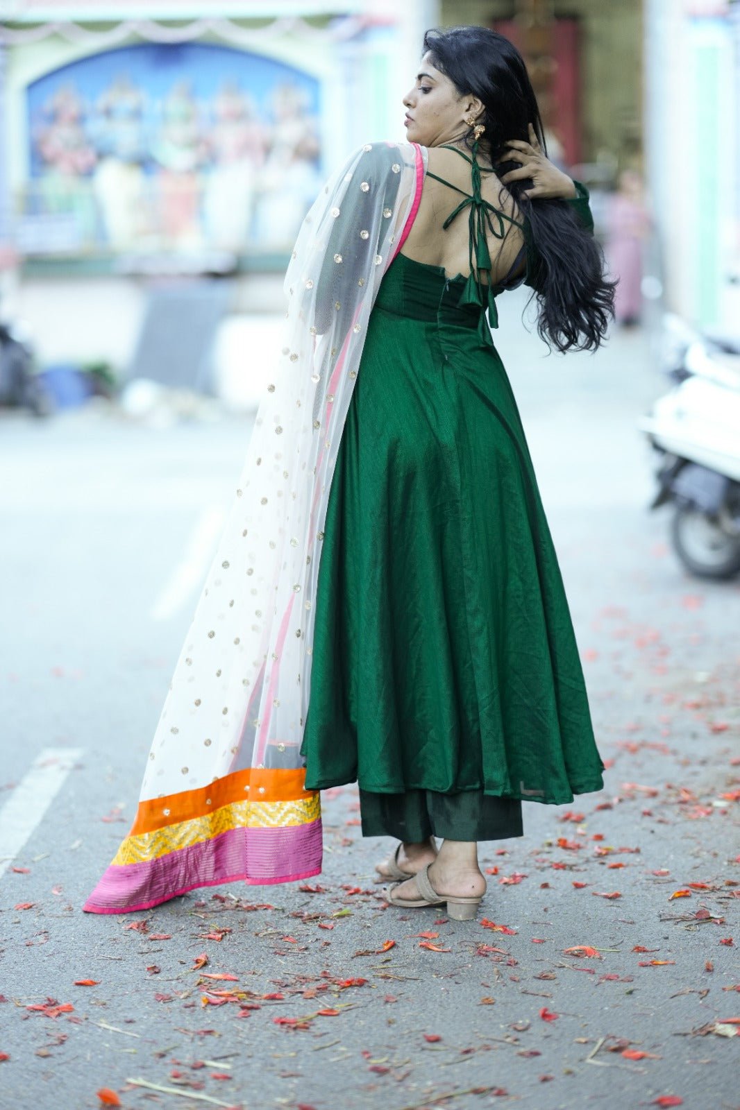 Saara Emerald Anarkali - THISA