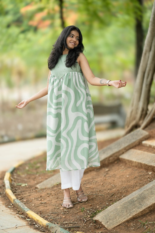 Selina Sage Whisper Dress - THISA