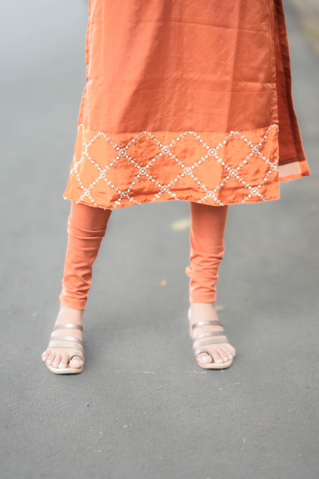 Sharvika Sunset Glow Organza Kurta - THISA