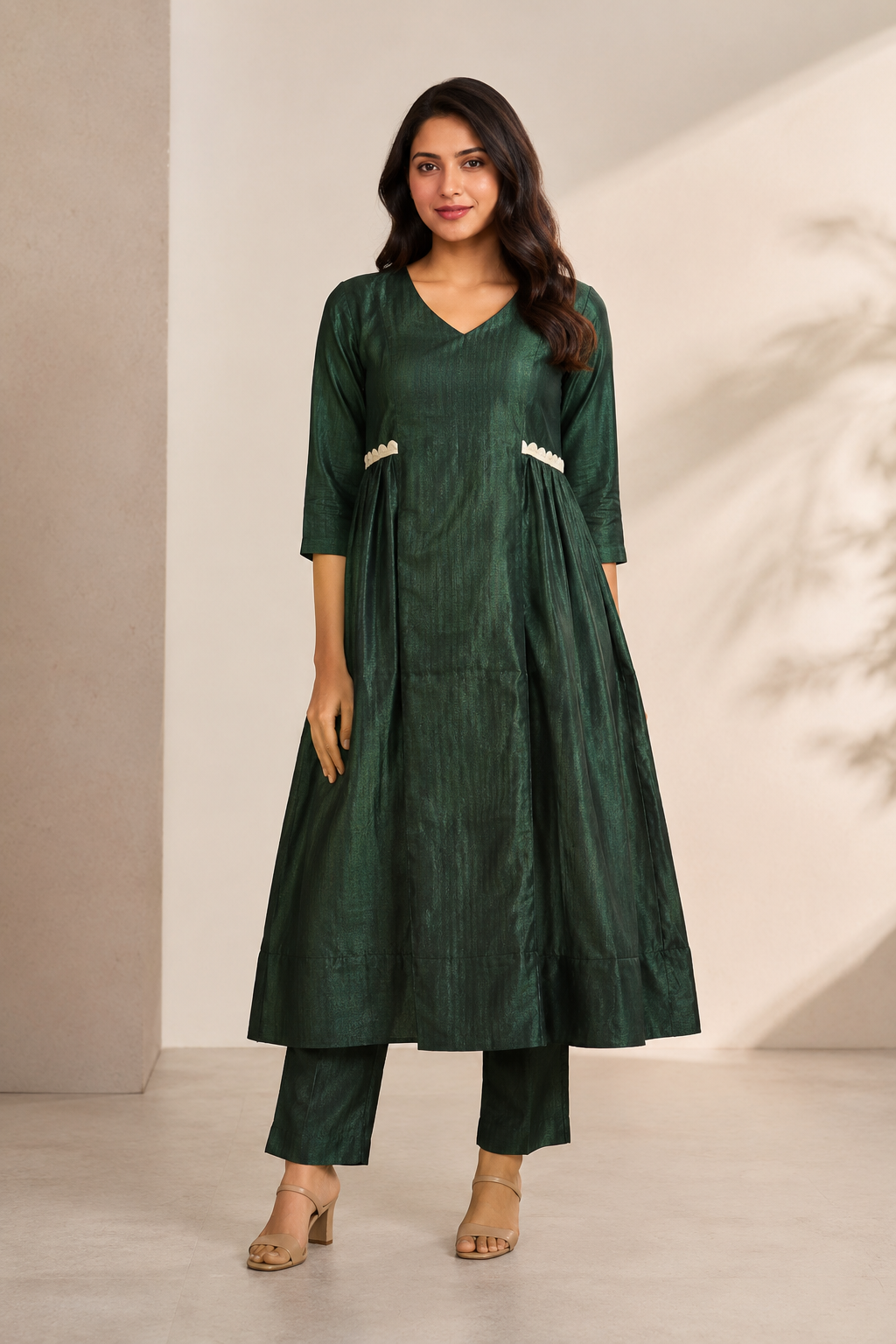 Eshana Emerald Grace Kurta Set
