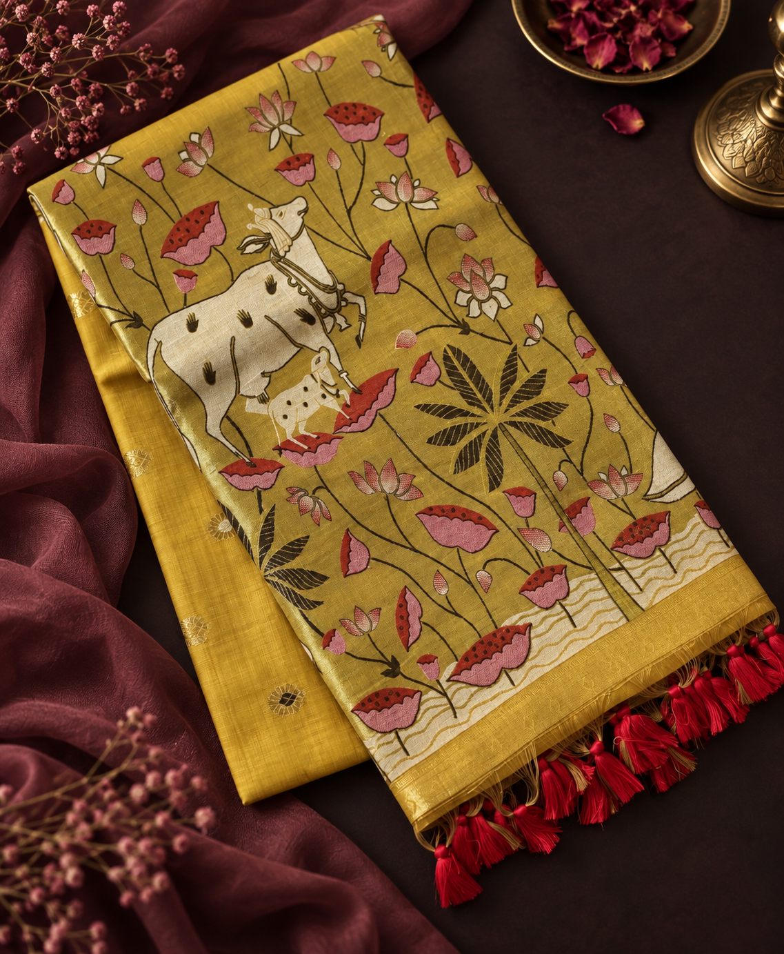 Thamarai - Antique Mustard