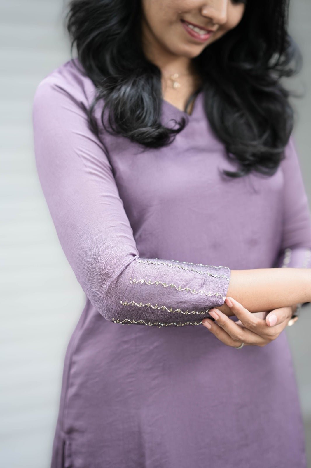 Zara - Dusty Lavendar Kurta - THISA